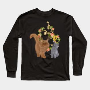 Cute little fantasy kitten Long Sleeve T-Shirt